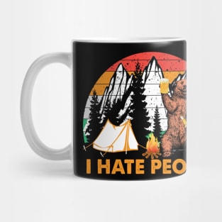 I hate people Sloth Hiking Camping Lover, Hiking Lover, Climping Lover,Camping Gift Mug